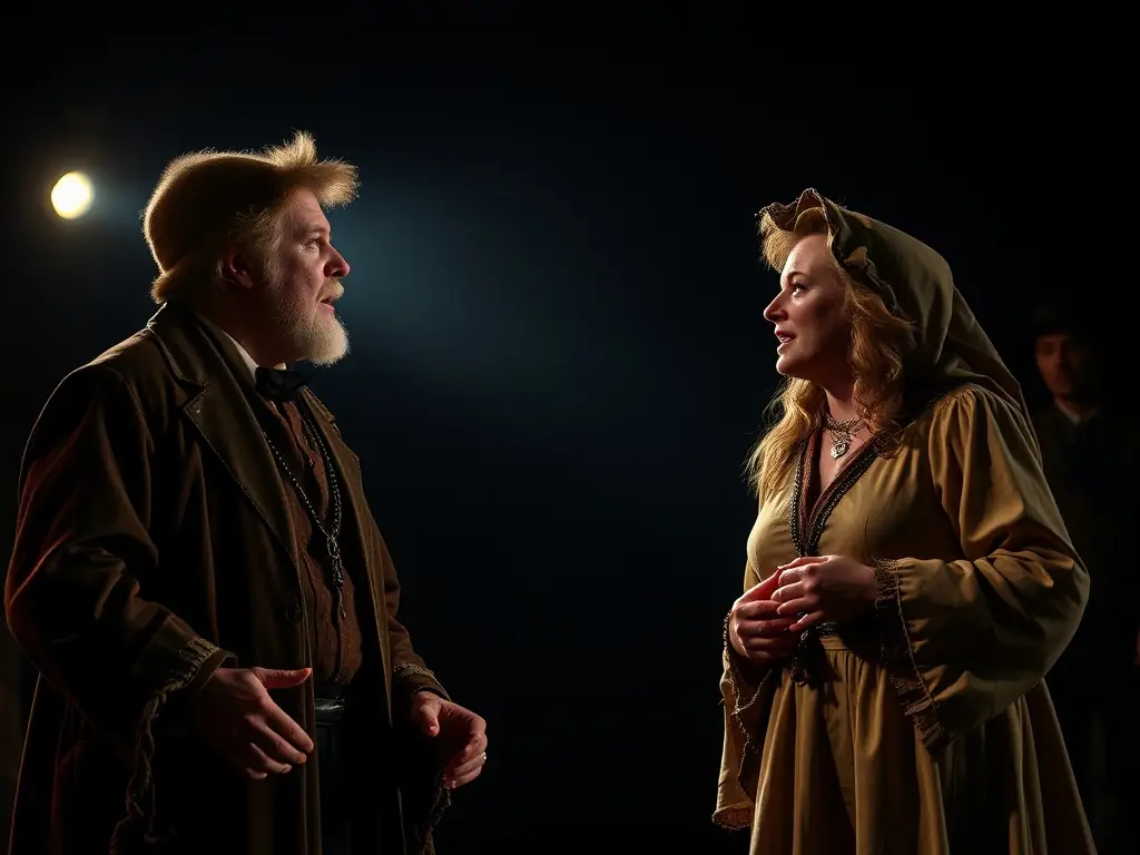 A photograph capturing a scene from one of PUZZLE CENTRE's community theater productions, showcasing the talent and dedication of the performers and the engaging storytelling that captivates audiences.